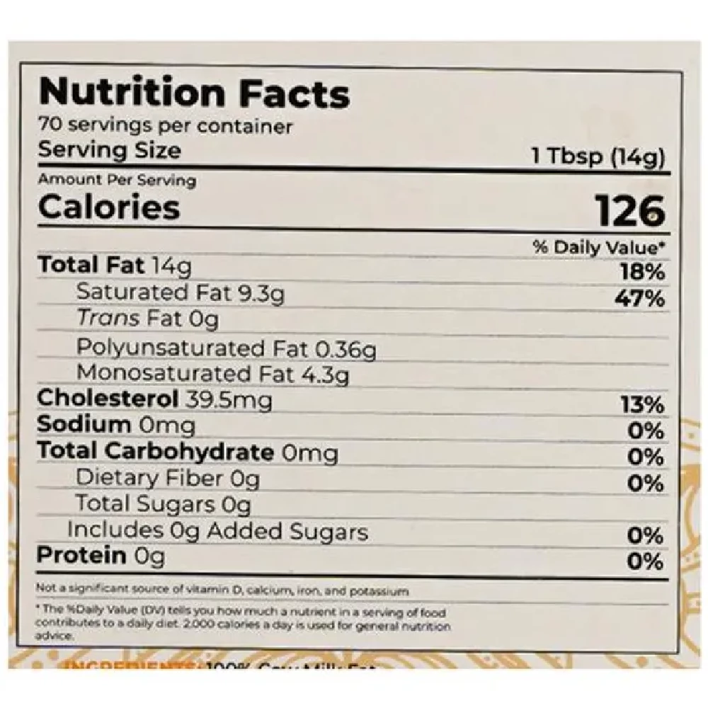 Anveshan A2 Desi Hallikar Cow Ghee - Vedic Bilona Churned From Curd, 1 L Glass Jar-4.webp